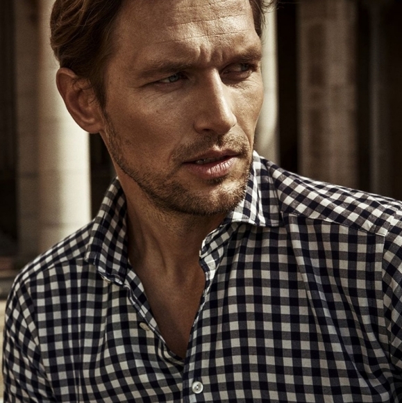 ETON GINGHAM DRESS SHIRT - Picture 10 of 11